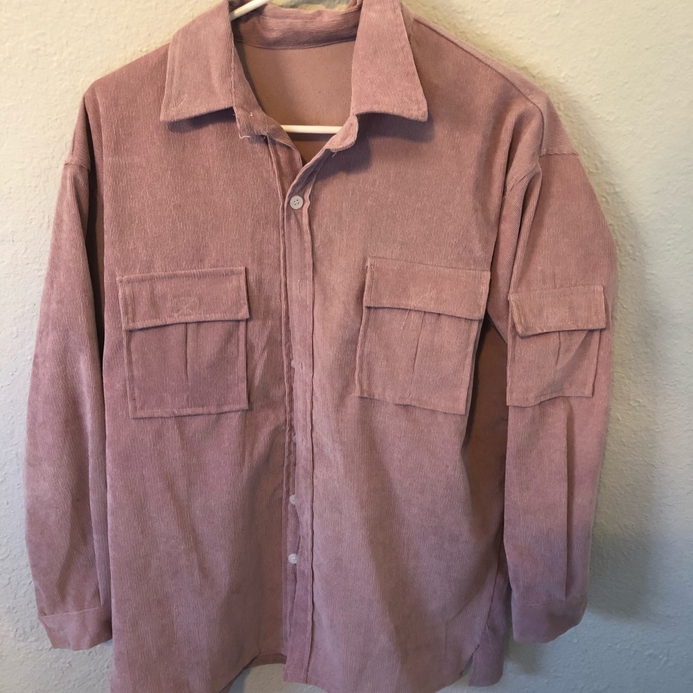 Iight pink corduroy